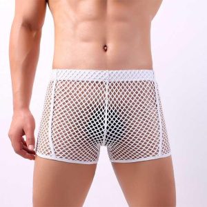 Чоловічі труси боксери в сітку "Clever-Menmode" - Білий - L
