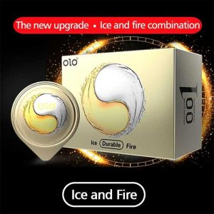 Ультратонкі презервативи "Olo Ice and Fire" - 10 шт.