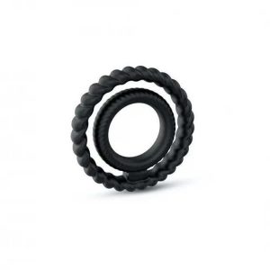 Ерекційне кільце подвійне "Dorcel DUAL RING" - Чорний