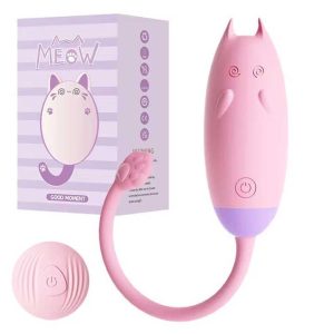 Кліторальний вібратор кішечка Lilo "We Love QiQi" USB (з пультом Д/К) рожевий