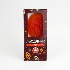 Льодяник інтимний у вигляді вагіни без цукру SHE ром